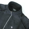 STUDDED BLACK TRACK TOP